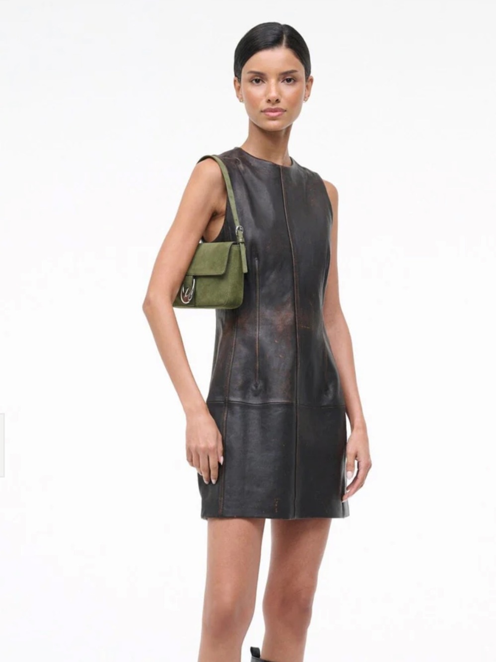 Staud Harlow Bag - Avocado Suede - Picture 4 of 15
